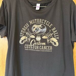 Black Sturgis Motorcycle Rally T-Shirt
